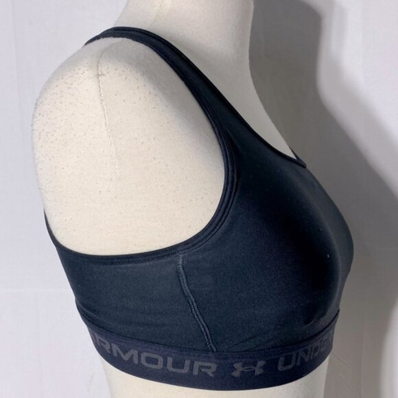 Under Armour Women's Black Compression Sports Bra M - Picture 4 of 11